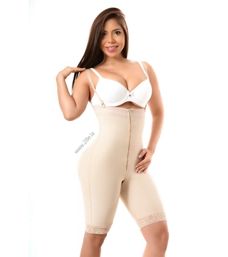 Body Compression Girdle 2Be PowerNet Collection Beige Zipper -2Be 2064