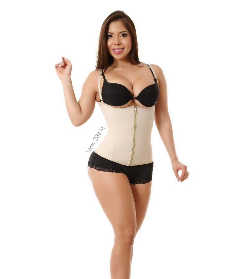 Vest Waist Trainer 2Be PowerNet Collection Beige Zipper -2Be 2058