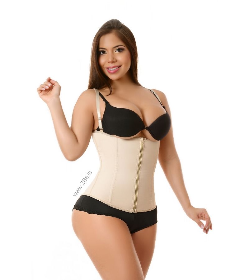 Vest Waist Trainer 2Be PowerNet Collection Beige Zipper -2Be 2058