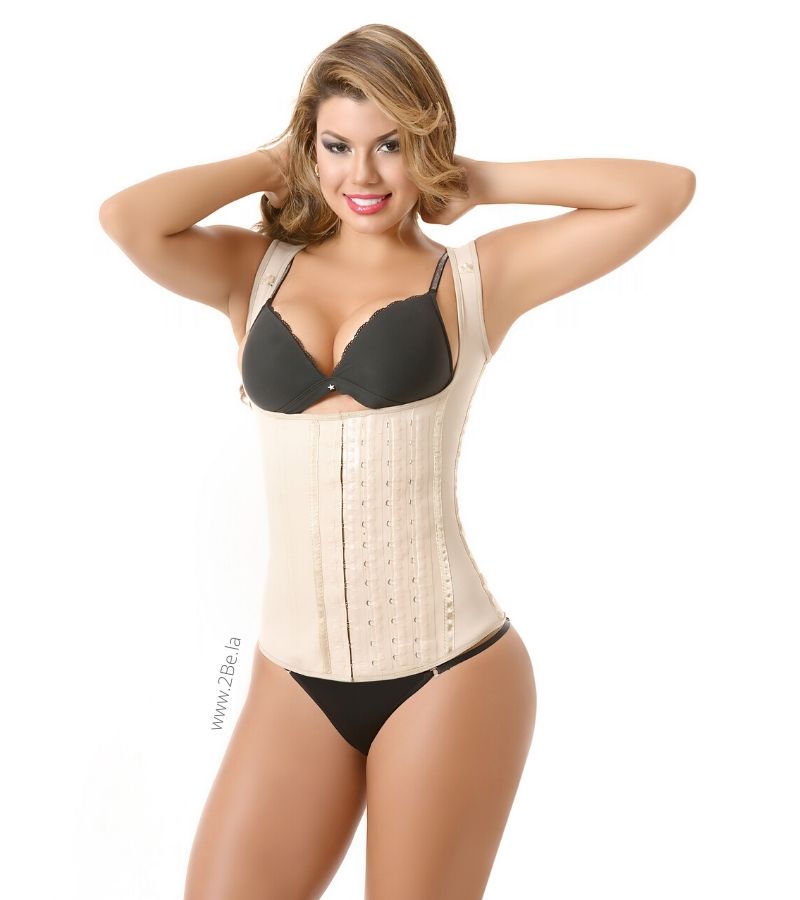 Vest Waist Trainer 2Be Present Collection Beige 4 Hooks -2Be 2104