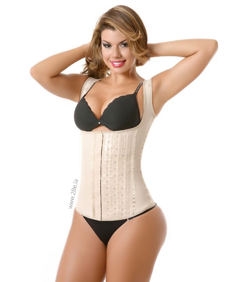 Vest Waist Trainer 2Be Present Collection Beige 4 Hooks -2Be 2104