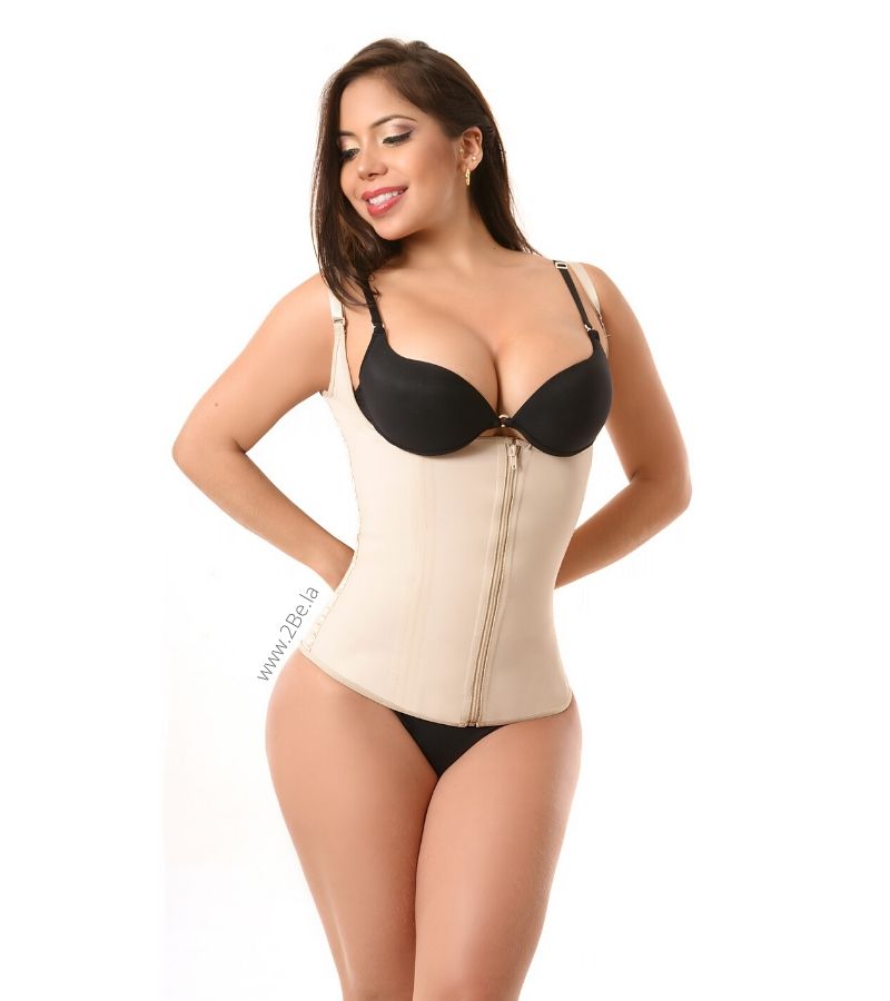 Vest Waist Trainer 2Be Present Collection Beige Zipper -2Be 2109