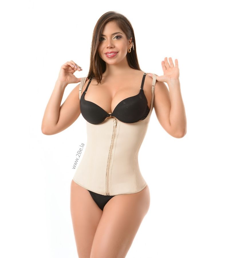 Vest Waist Trainer 2Be Present Collection Beige Zipper -2Be 2109