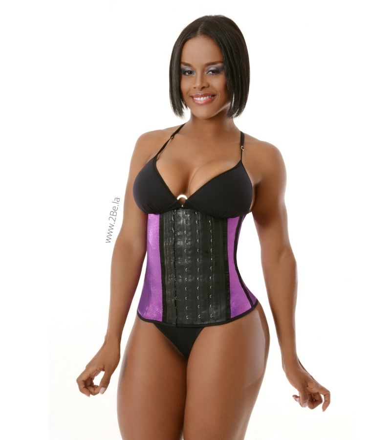Waist Trainer 2Be Elements Collection Electric Purple 4 Hooks -2Be 2085