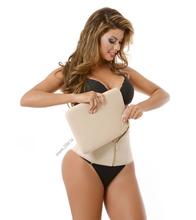 Waist Trainer 2Be PowerNet Collection Beige Zipper -2Be 2060