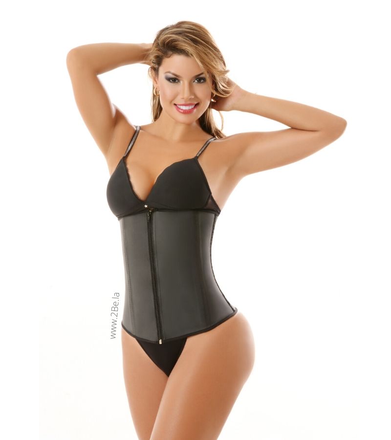 Waist Trainer 2Be Present Collection Black Zipper -2Be 2117