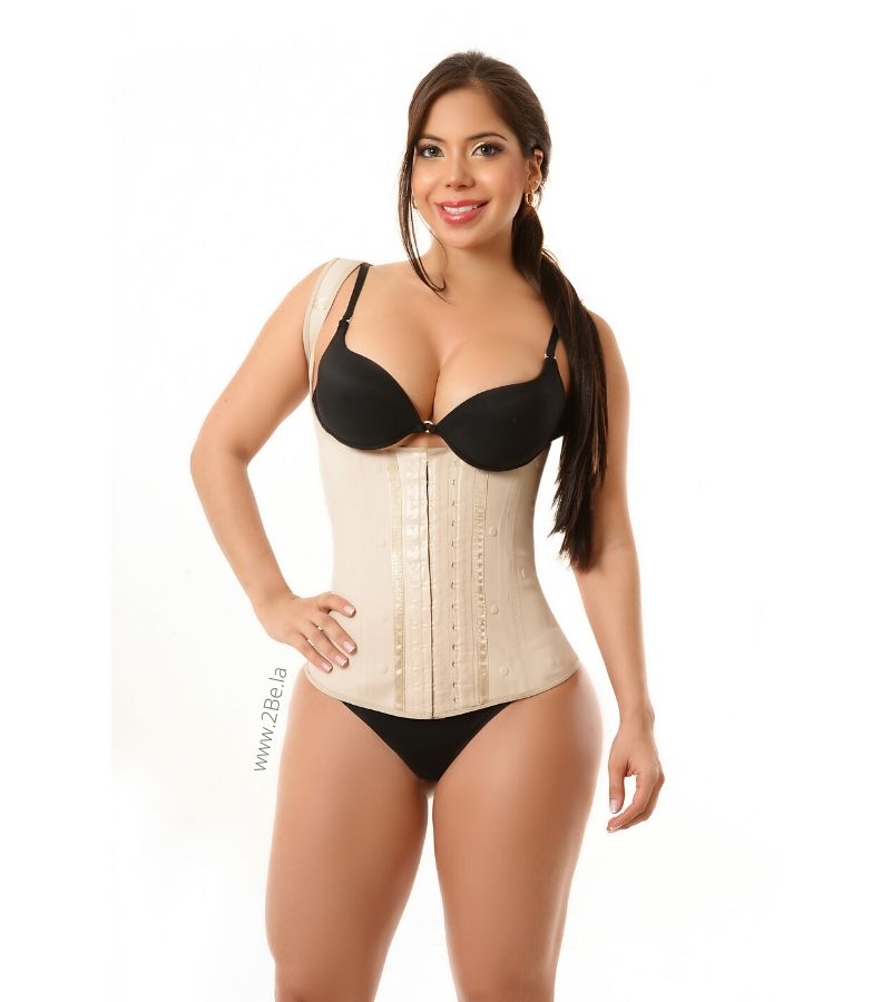 Waist Trainer BioEnergetic 2Be Present Collection Beige 3 Hooks -2Be 2099