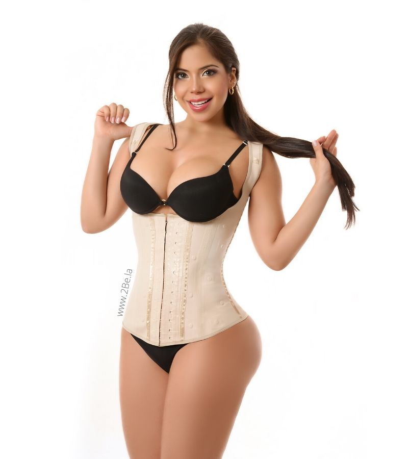 Waist Trainer BioEnergetic 2Be Present Collection Beige 3 Hooks -2Be 2099