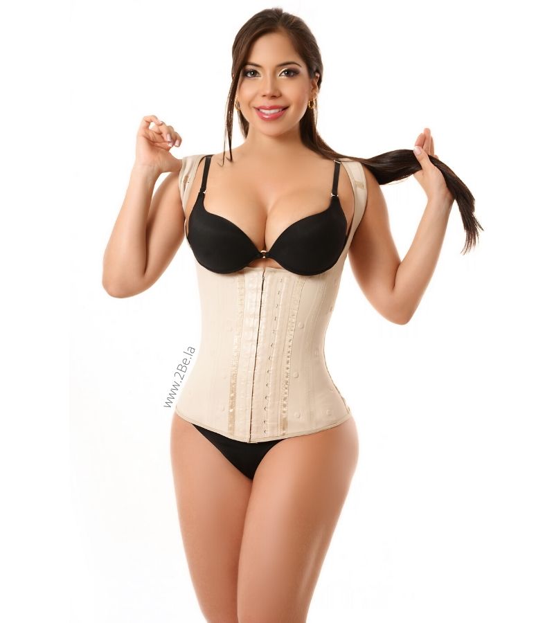 Waist Trainer BioEnergetic 2Be Present Collection Beige 3 Hooks -2Be 2099