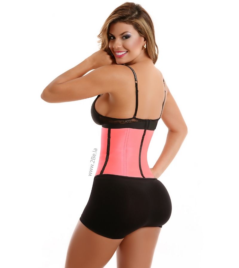 Waist Trainer Sporty Collection Salmon 3 Hooks -2Be 2028