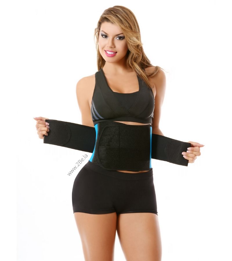 Waist Trimmer Belt Sporty Collection Blue Velcro -2Be 2026