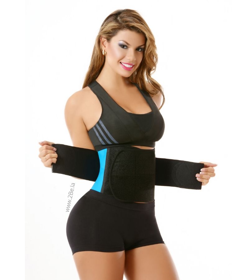 Waist Trimmer Belt Sporty Collection Blue Velcro -2Be 2026