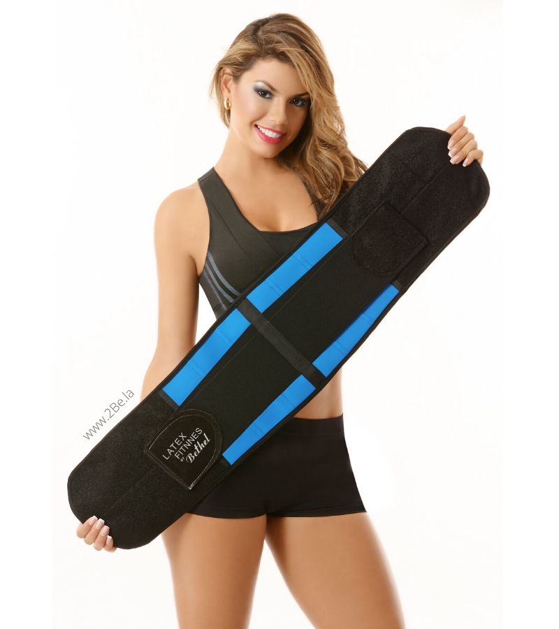 Waist Trimmer Belt Sporty Collection Blue Velcro -2Be 2026